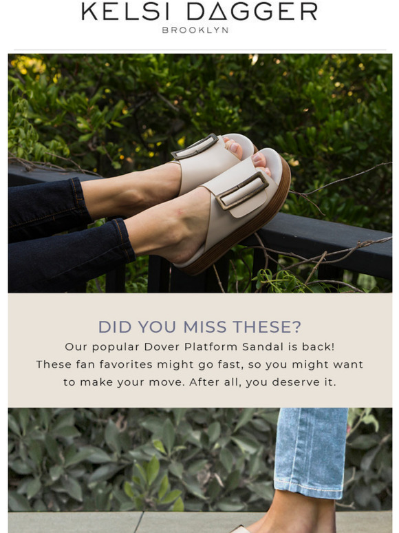 kelsi dagger brooklyn dover platform sandals