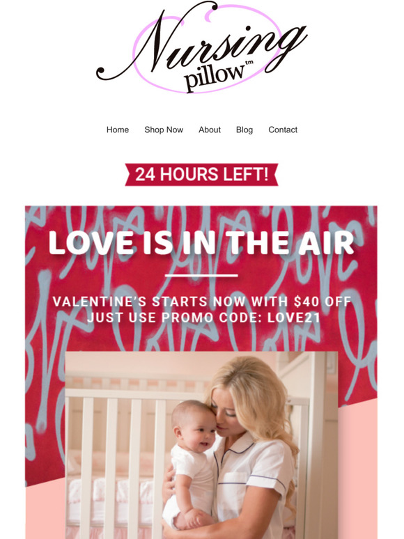 Nursing pillow outlet promo code