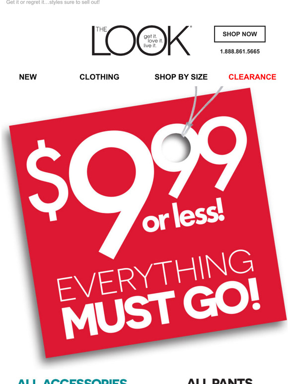 OMG! It’s All $9.99 or Less! (Yup, EVERYTHING.)