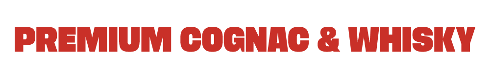 Premium congac and whisky