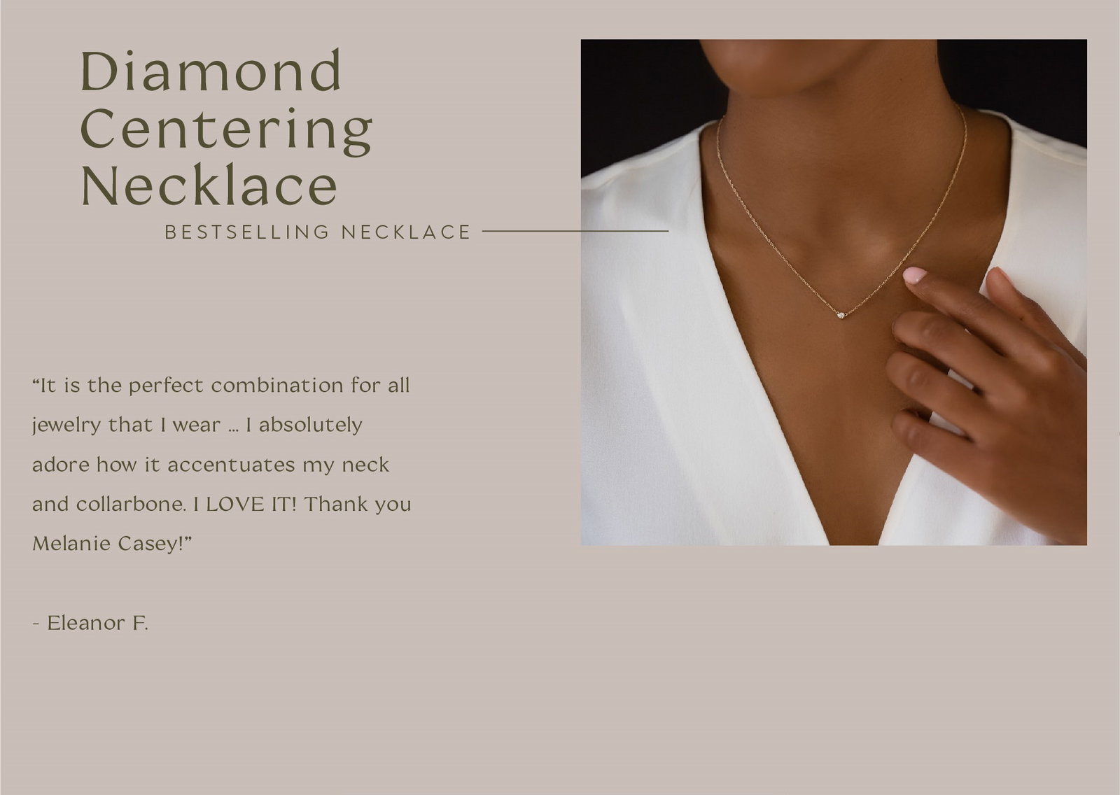 Diamond Centering Necklace
