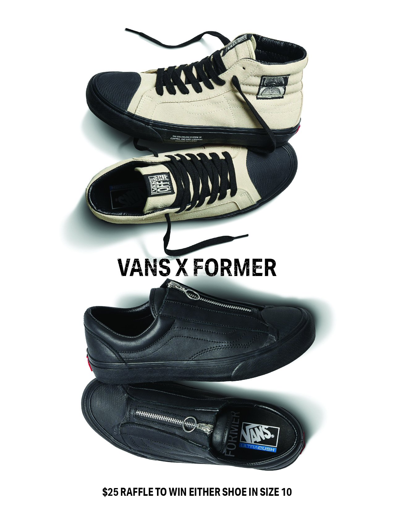 Scholar Contradiction cute Former: WIN VANS X FORMER SHOE IN SIZE 10! | Milled