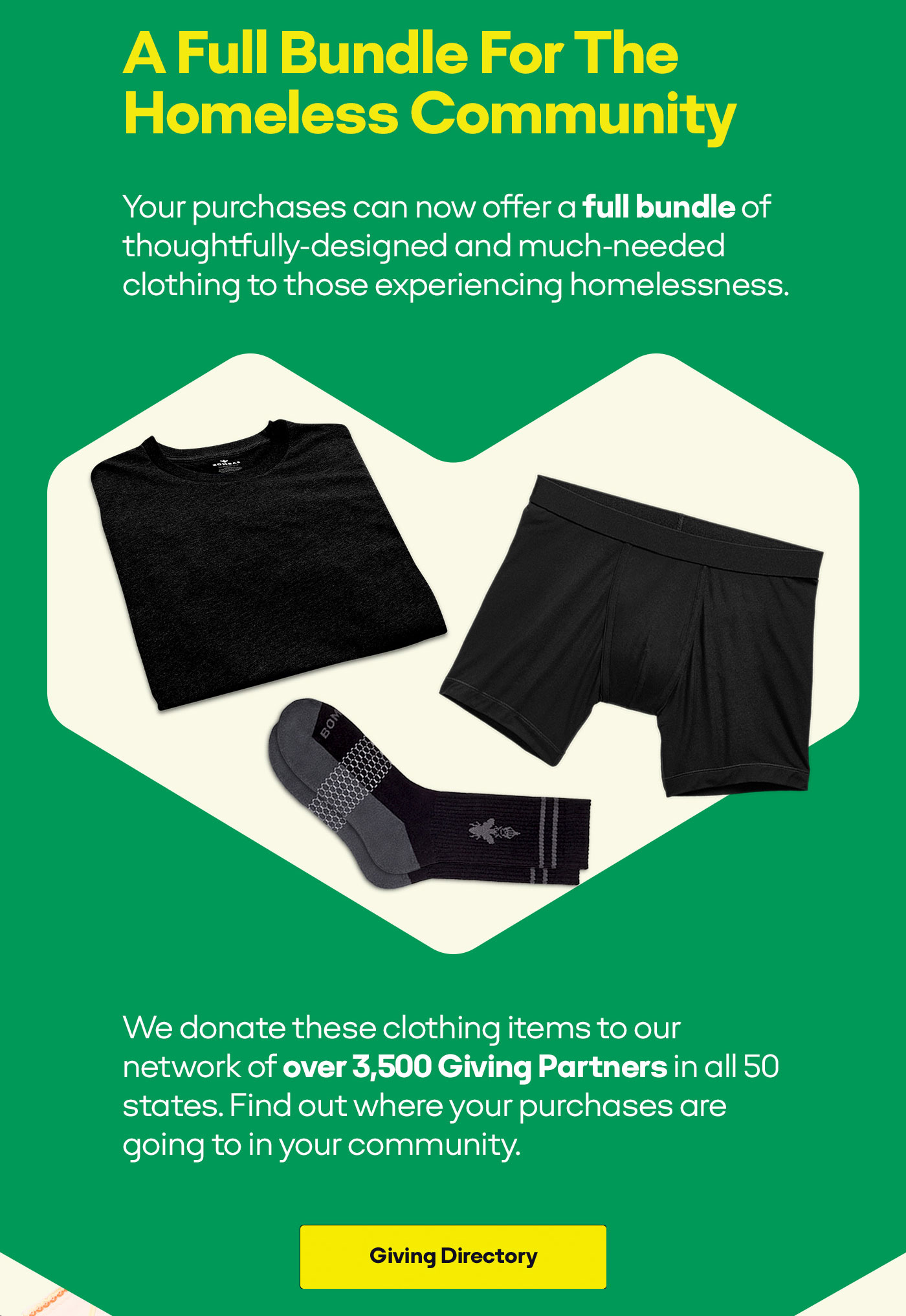 Bombas Meet Our Donation Underwear Milled