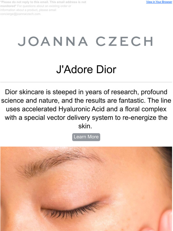 joanna czech dior