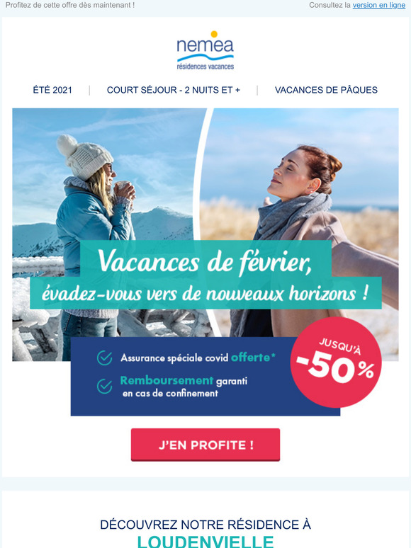 Vacances de Février: évadez-vous !