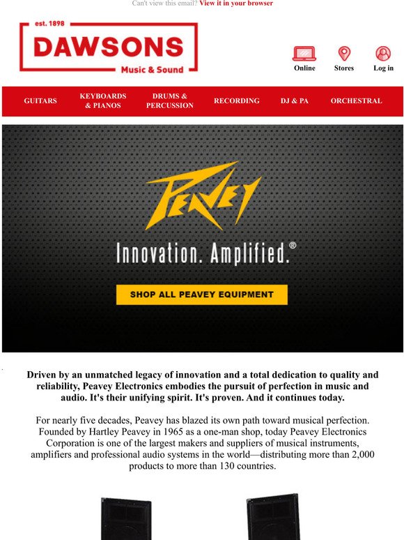 Peavey Electronics: the pursuit of perfection