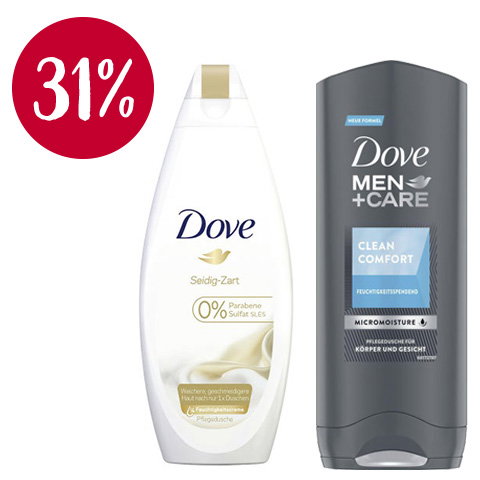 Dove Dusche 250 ml - jetzt 31% sparen!