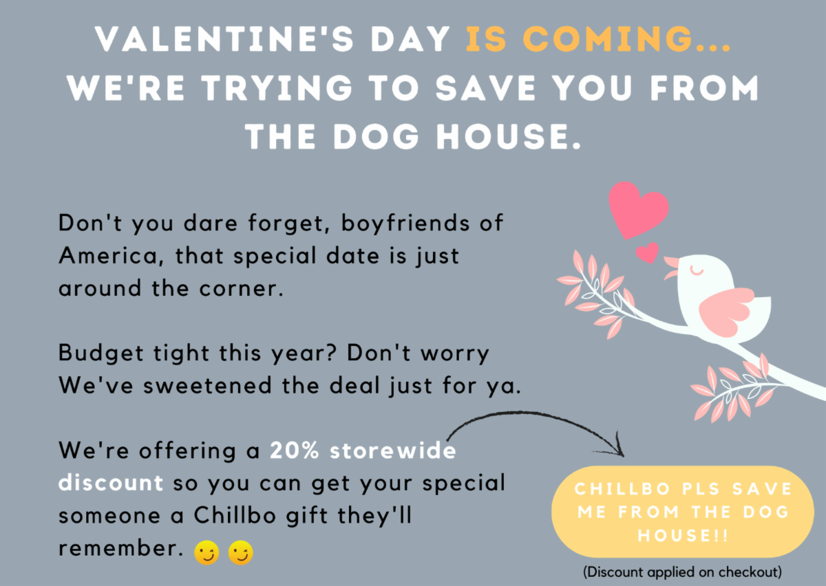 Chillbo Vday Sale 2021