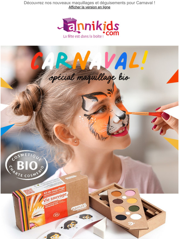 Un maquillage bio pour Carnaval !