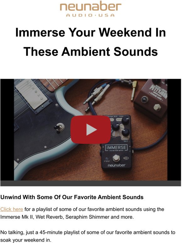 Immerse Your Weekend With A Brand New Ambient Playlist