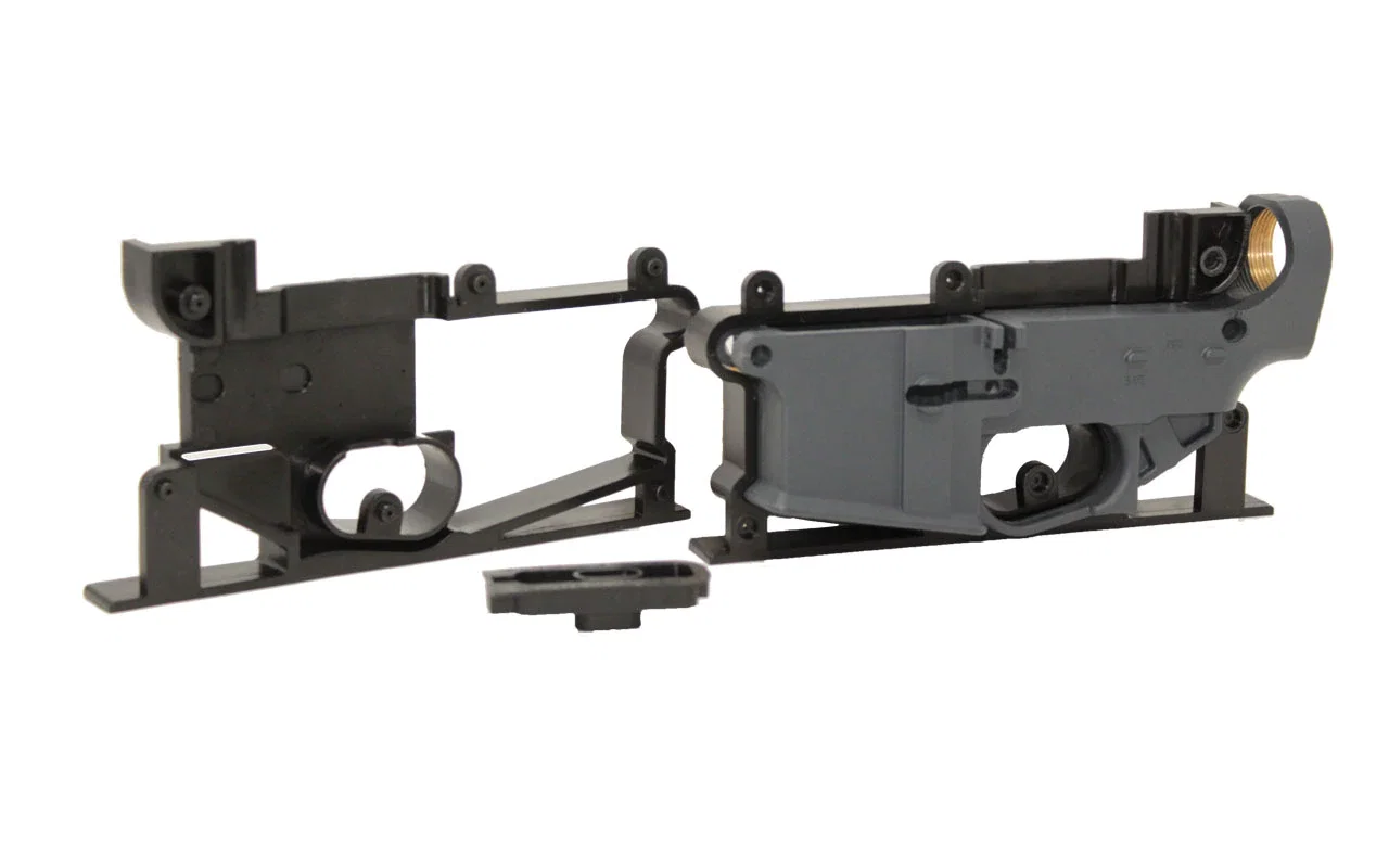 Image of Hybrid 80 Liberator AR15 80% Lower and Jig - Stealth Grey