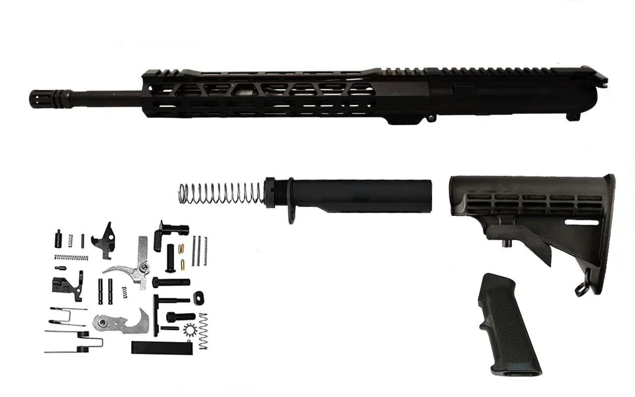 Image of 5.56 AR 15 Rifle Kit (16″ Nitride Barrel 1:7 Twist & 12″ M-Lok Handguard)