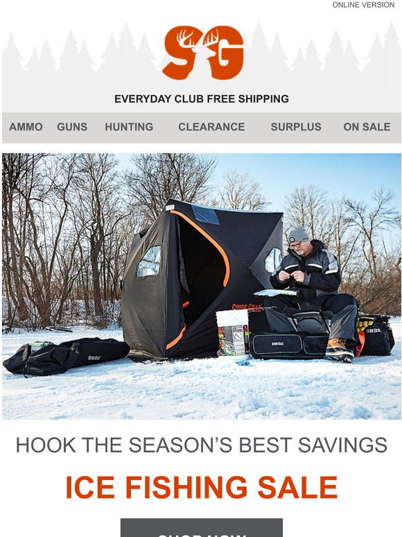 Sportsman's Guide Source Season’s Best Savings on Ice Fishing Gear