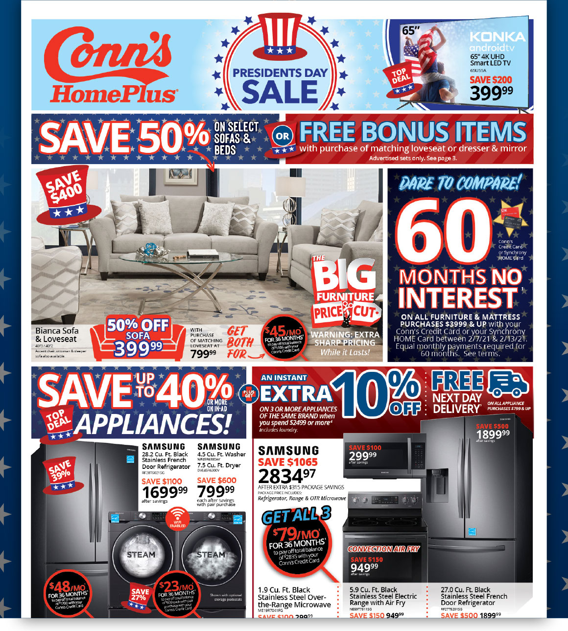 conns refrigerator sale