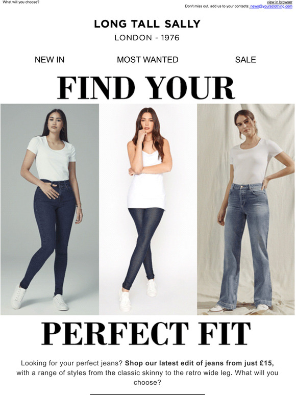 long tall sally wide leg jeans