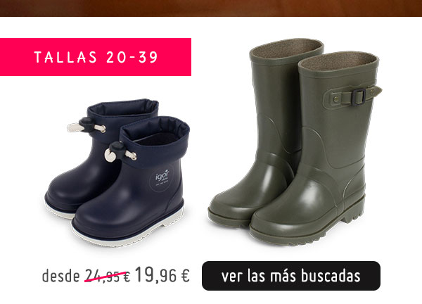 pisamonas botas de agua