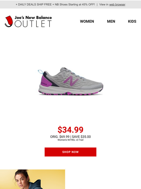 joe's new balance daily deal