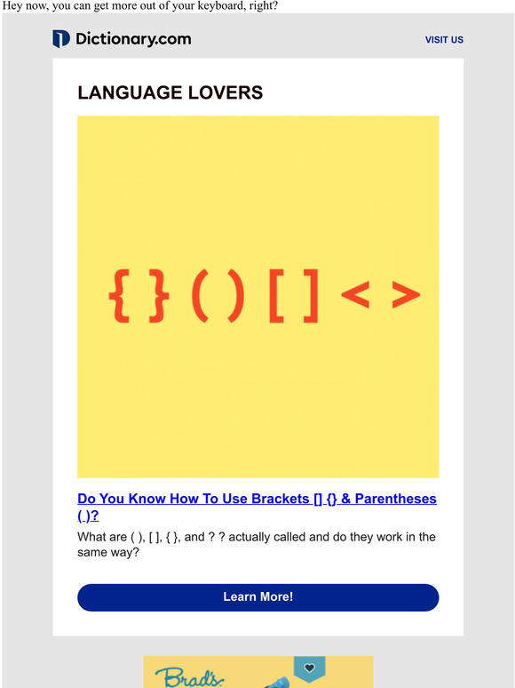How To Use Brackets [] {} & Parentheses