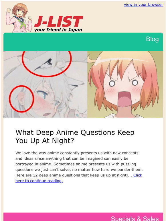 J List What Deep Anime Questions Keep You Up At Night Milled
