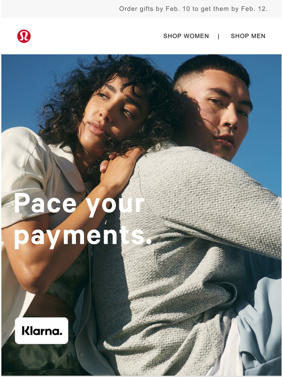 lululemon Klarna payment plans are here Milled