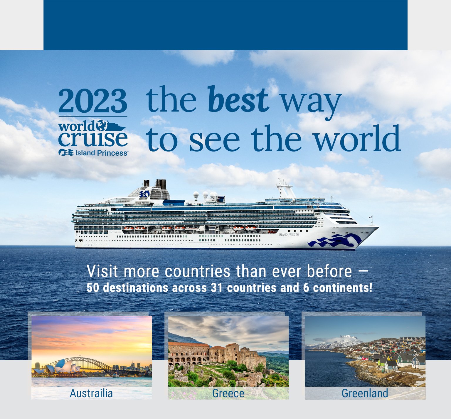 the world cruise ship 2023
