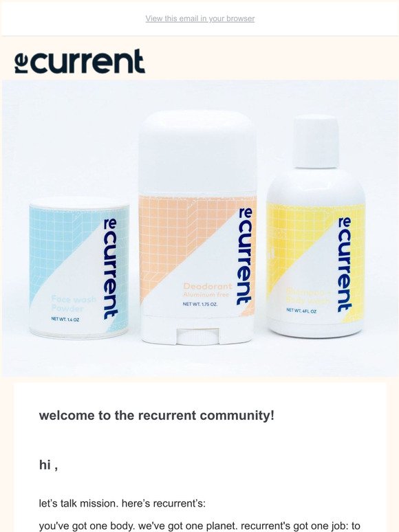 welcome to the recurrent community!