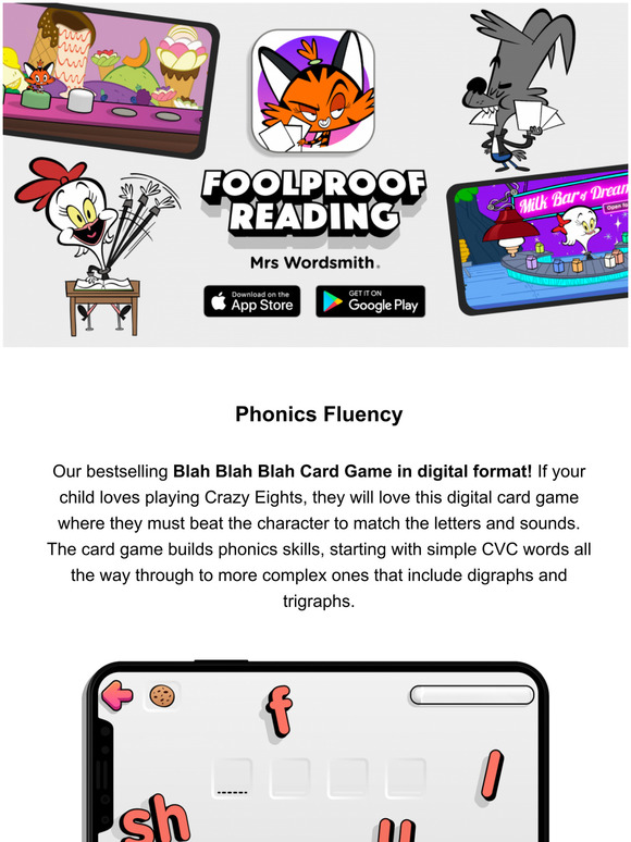 Ready to get learning? Phonics, made foolproof