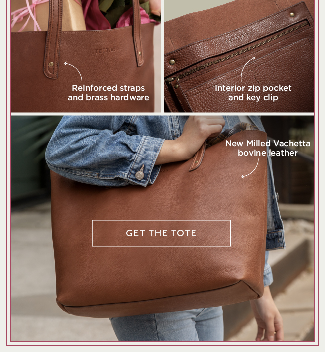 tecovas leather tote