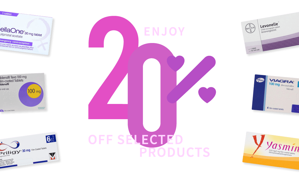 20% off selected products