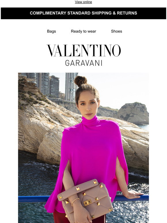 Celebrities in Valentino Garavani Roman Stud Sandals and Bags