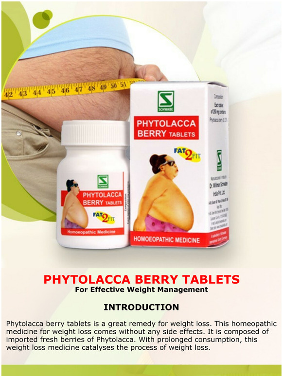 Schwabeindia Com Cpv India Fat 2 Fit Switch To Phytolacca Berry Tablets Milled