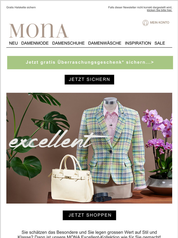 mona CH Frühlingshafte Klassiker farbenprächtige Modehighlights Milled