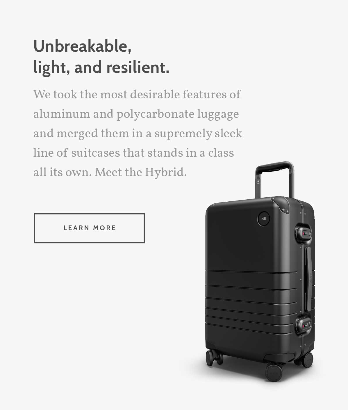 Hybrid Trunk Check-In Luggage