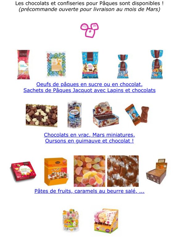 Pâques : les chocolats sont disponibles chez Confiserie Foraine !