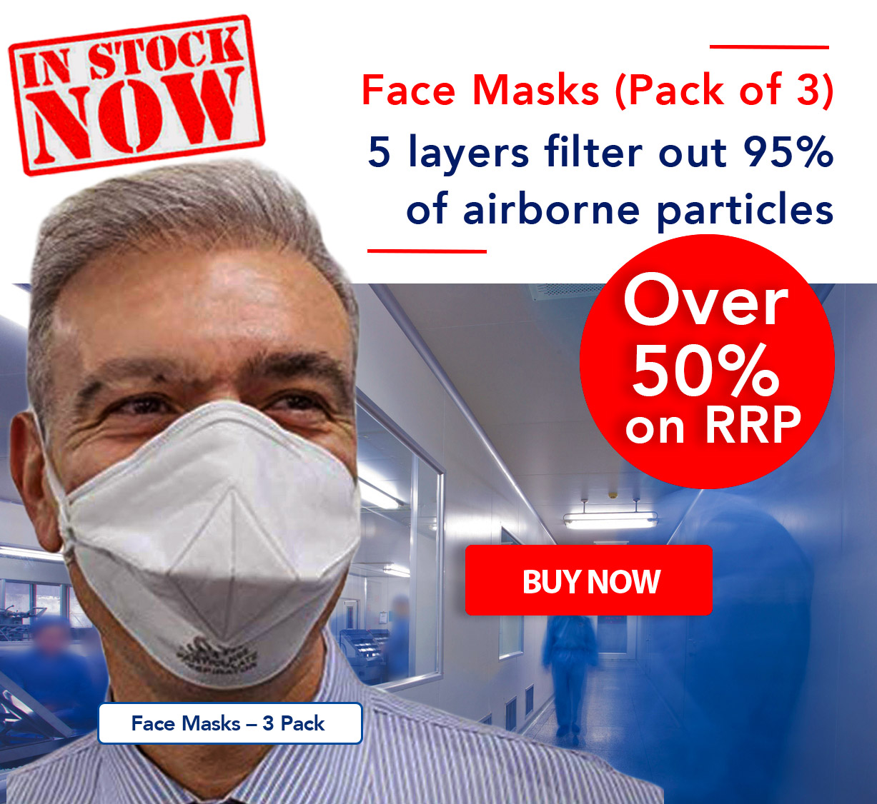 Easylife Group EasyToRead Glow in the Dark Alarm Clock Buy 1, Get 1