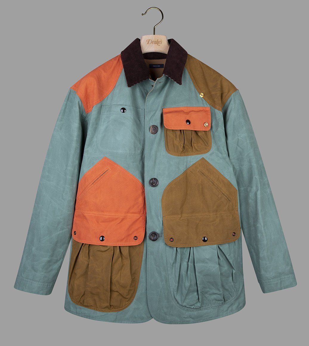 Drake s US The Waxed Cotton Chasseur Jacket Milled