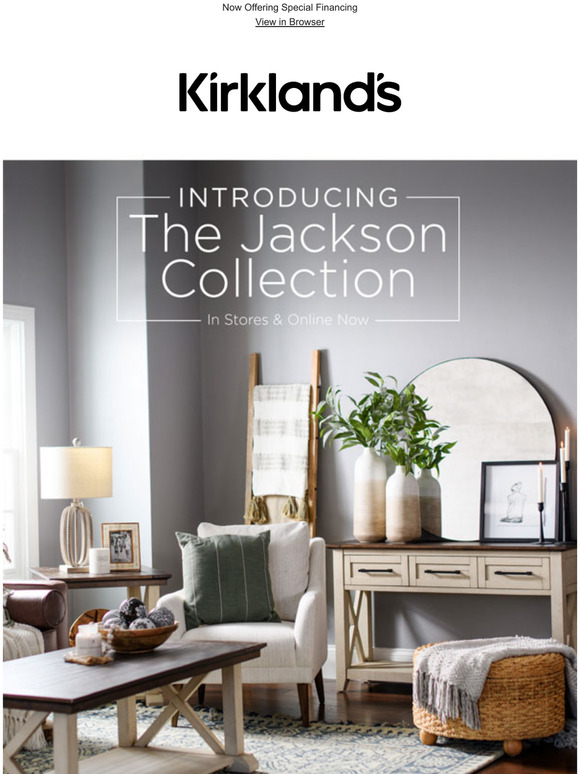 Kirkland S Home Drum Roll Please Now Introducing The Jackson Collection Milled