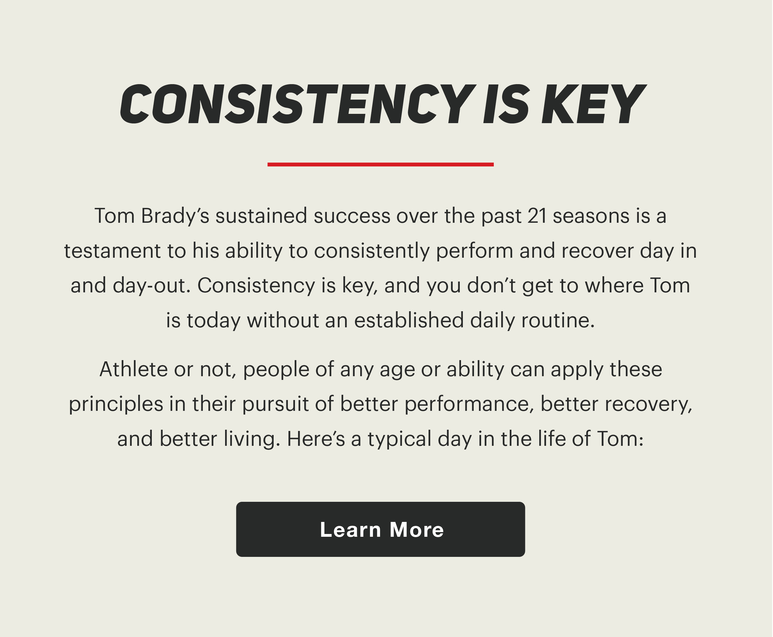 Tom Brady's Daily Routine – A Day in the Life