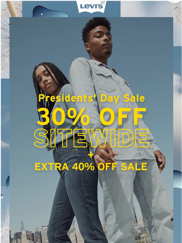 levi's presidents day sale