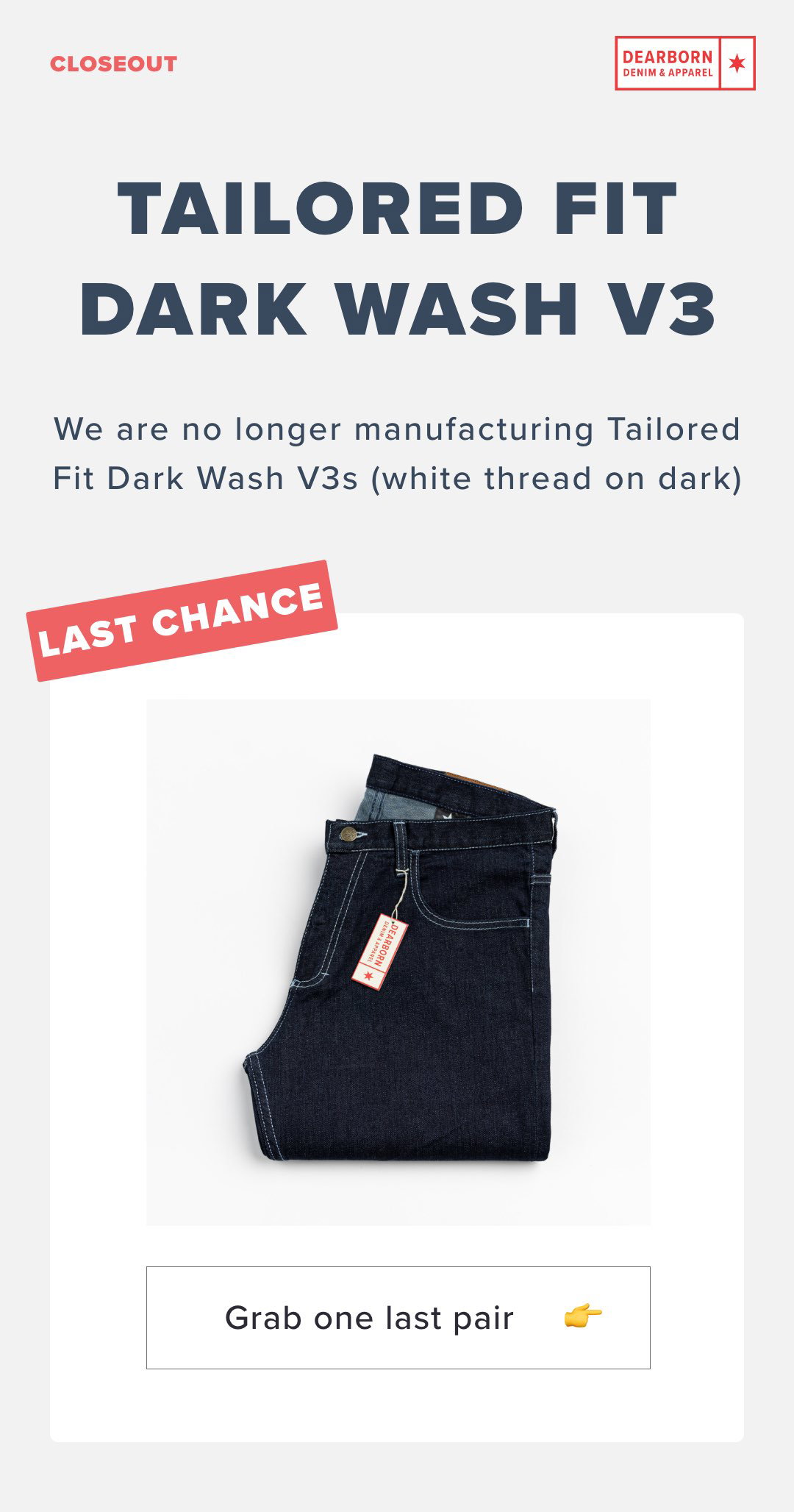 Slim Fit Dark Wash – Dearborn Denim & Apparel