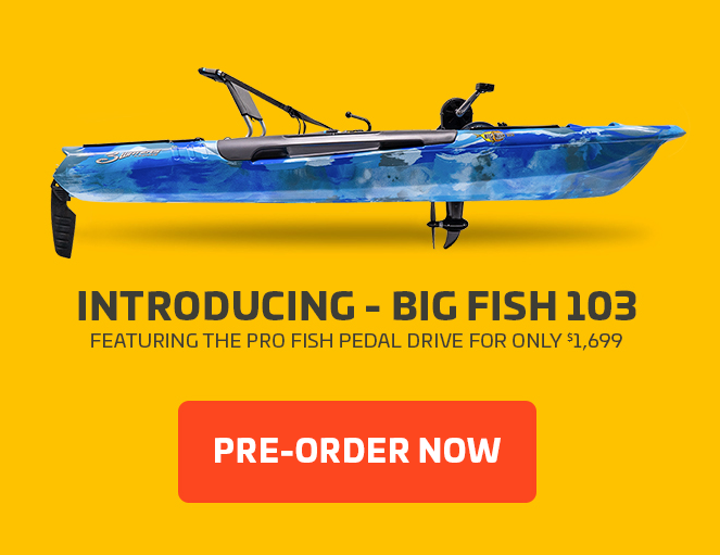 Fishing Kayak 3Waters BIG FISH 103 PROFISH DRIVE — Outfish