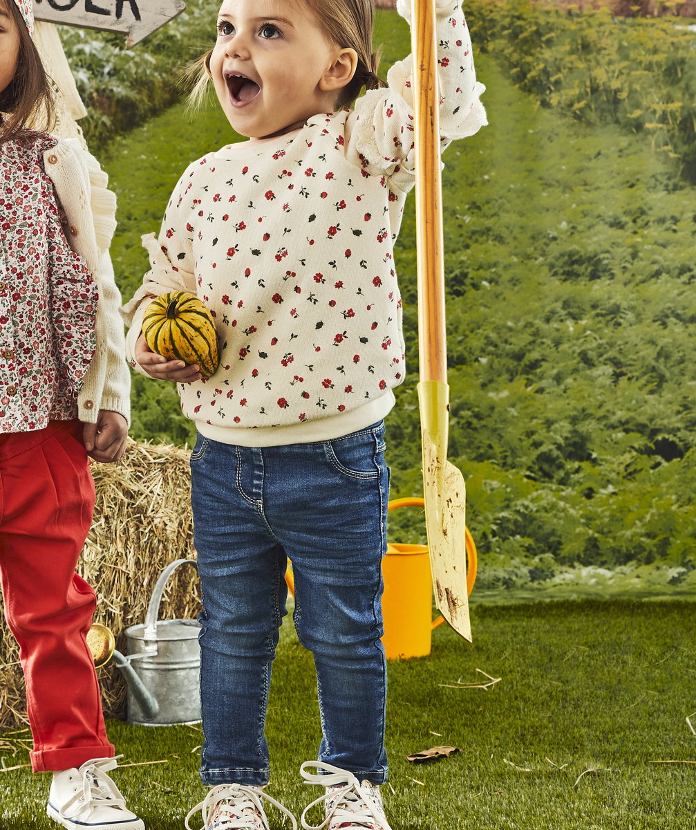 La robe chasuble en jean Low impact denim*