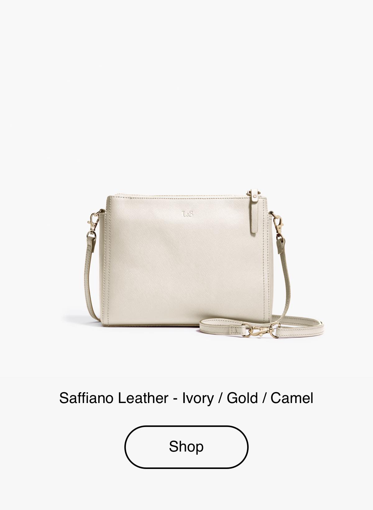 Waverley 2 - Fanny Pack & Crossbody Bag - Ivory/Gold/Camel in