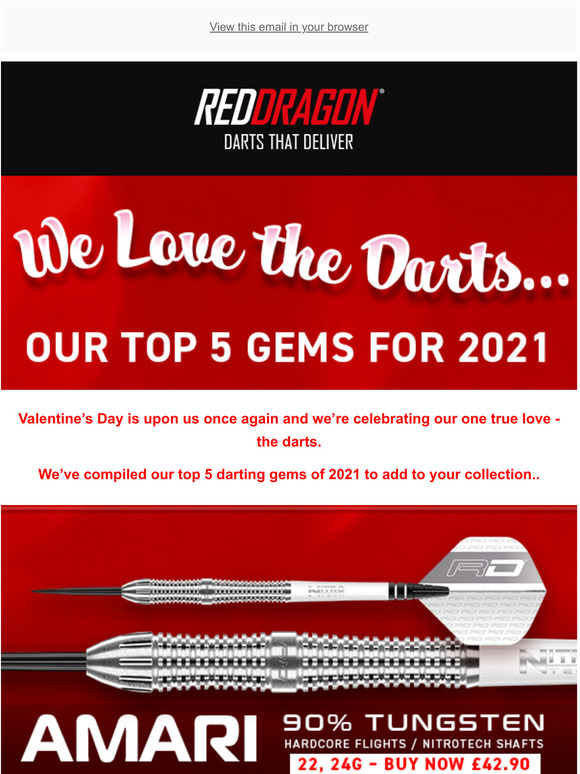 Red Dragon Darts We Love the Darts Top 5 Gems of 2021 💎 Milled