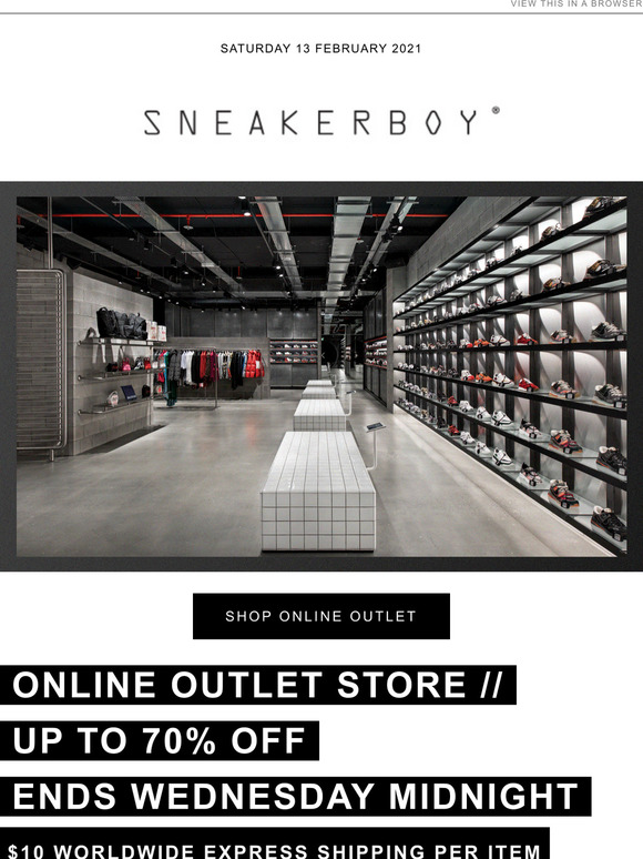 sneakerboy outlet