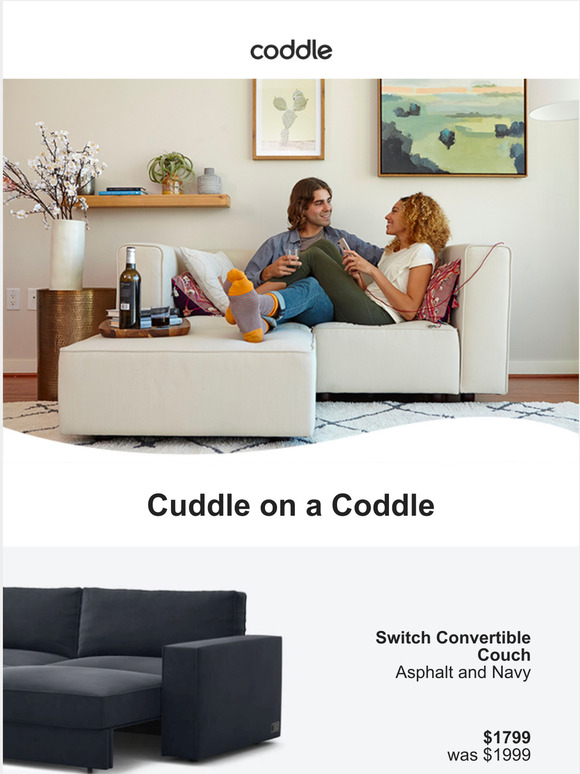 Coddle convertible deals couch