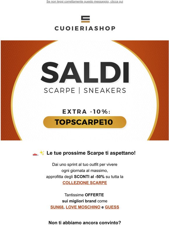SALDI -50%👟Le tue Sneakers preferite ti aspettano✨