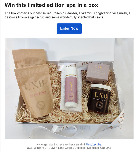 Win this spa in a box 🎁