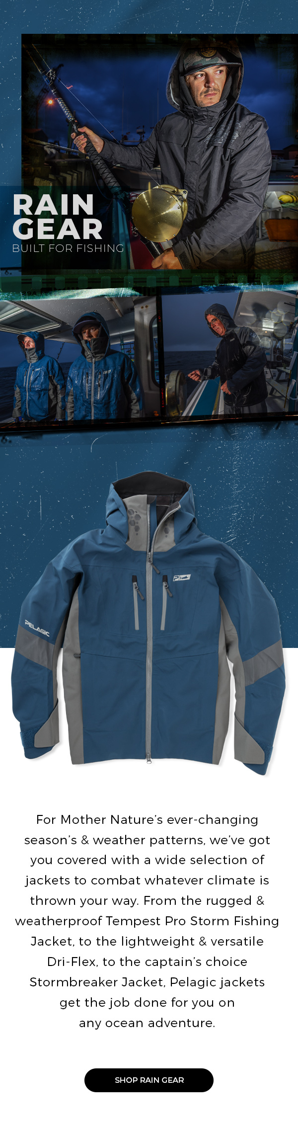 Tackledirect Pelagic Tempest Pro Storm Jacket Pelagic Tempest Pro