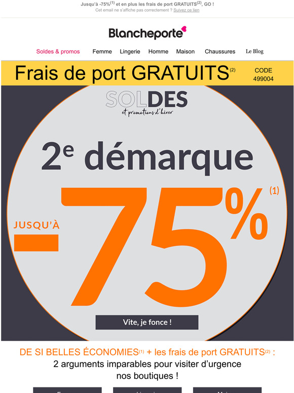 blanche porte soldes chaussures